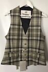 Vivienne Westwood Grey Tartan Men s Waistcoat