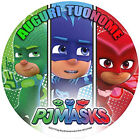 Cialda SUPER PIGIAMINI PJ MASKS Decorazione Torta Ostia Zucchero Personalizzata