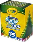 Crayola Super Tips Washable Markers Pack of 100, Multi-Colour