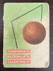 CAMPIONATO NAZIONALE DI CALCIO 1938/39 Calendarietto barbiere