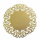 SOTTOPIATTI 33CM ORO LASER CUT 4PZ