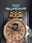 Glycine Open Heart 40mm GL0430 Combat Classic Copper Dial Blued Hands 22mm Lugs