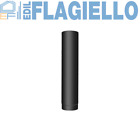 Tubo Acciaio al Carbonio Nero 2 mm Canna Fumaria Mt. 0,25 Diametro 150 a 180 mm