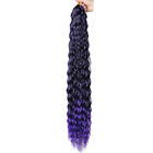 32" Soft Long Deep Wave Crochet Braids Afro Curl Braiding Crochet Hair Extension