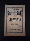 LA TRAVIATA GIUSEPPE VERDI 1942 LIBRETTO OPERA EPOCA RICORDI ED.