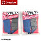 KAWASAKI Z 750 2007 2008 pastiglie freno anteriori CC BREMBO Carbon ceramica ...