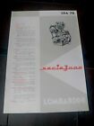 LOMBARDINI 78 SERIE 3000 MOTOREN MOTORE 1962 MOTEUR BROCHURE MONO CILINDRO