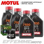 Tagliando KAWASAKI Z 750 / Z750 S 2004 2005 2006 MOTUL 7100 10W40 + Filtro olio