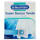 DR.BECKMANN Super Bianco Detersivo per TENDE Smacchiatore Sbiancante 3 Sacchetti