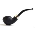 PIPA PETERSON BLACKROCK ARMY SILVER MOUNTED SANDBLAST 999 FISHTAIL SMOKING PIPE