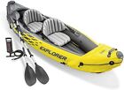 KAYAK CANOA CANOTTO 2 POSTI GONFIABILE INTEX EXPLORER K2 PVC ACCESSORI NUOVA