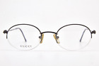 vintage occhiali GUCCI montatura GG2611 unisex black frame oval eyeglasses 90s👓