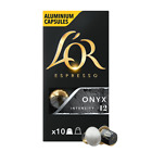 200 Capsule Caffè Alluminio L OR Miscela ONYX Compatibili Nespresso Int. 12 LOR