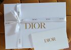 NEW DIOR CLASSIC WHITE GIFT BOX WITH LID INC DIOR PACKING RIBBON &TISSUE PAPER