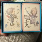 Betsey Clark Precious Moments Set of Two Decks Playing Cards In Hallmark Case