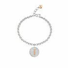 Ops Objects Bracciale acciaio Donna Lettera I Glitter OPSBR-678