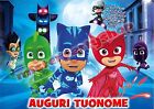 Cialda - Ostia per torte Superpigiamini PJ MASKS Formato grande A3 cm. 42x29