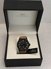 Glycine KMU 48 Kriegs Marine Uhren Manual Wind Black Dial Watch 3906.99AT LB33