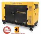 GRUPPO ELETTROGENO GENERATORE DI CORRENTE 15kVA DIESEL ID SILENZIATO FULL POWER