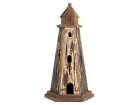 H&h Egeo Faro In Legno, 23x44hcm