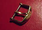 I.W.C. - RARE VINTAGE BUCKLE - 16 mm INSIDE - YELLOW GOLD COLOR - SWISS MADE