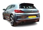 rallyflapZ | Mud Flaps & Fixings to fit VW Scirocco 14-17 Black 4mm PVC *G R-SIL