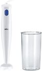 Braun Frullatore a Immersione MQ10.001PWH + Bicchiere graduato 600ml, 5 ANNI...