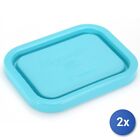 2x Capsula Azzurro Per Frigoverre rettangolare 26 x 20 Bormioli Rocco