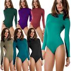 Body donna lupetto dolcevita manica lunga jersey collo alto sottogiacca CC-1