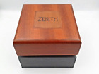 ZENITH WATCH JEWELRY BOX VINTAGE 1970 S HARDWOOD WATCH VINTAGE