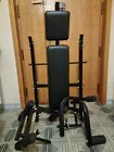 vidaXL 90138 Panca Multifunzione Fitness - Nera/Bianca