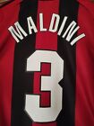 Maglia calcio originale Adidas AC Milan Match Issued Paolo Maldini Taglia XL