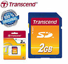 SCHEDA DI MEMORIA SD CARD 2 Gb giga byte TRANSCEND  2G SDC BLISTERATA ORIGINALE