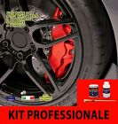 Kit Vernice Pinze Freni Rosso Rossa Alte temperature Tuning Solvente Vernici da