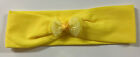 FASCIA fascetta accessori capelli bambina o neonata in elastan colore GIALLO