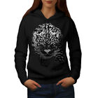 Wellcoda Cougar Killer Cat Womens Hoodie