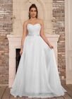 Abito da Sposa Donna matrimonio nuovo elegante Wedding Dress