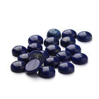 10 pcs Half Round Lapis lazuli Stone Cabochon Flat Back Gem Jewellery DIY 8-12mm