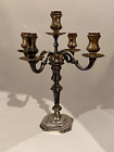 Candelabro in Argento 800- 1500g-Stile Classico- 5 Fiamme- Ottima Condizione