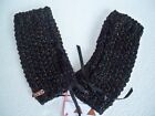 LOLLIPOPS ACCESSORIES PARIS ASTRID MITTENS BLACK GUANTI NO DITA