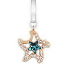 SWAROVSKI CHARM BLU SEA STAR 5052539 STARFISH CIONDOLO PENDENTE ORIGINAL NEW+BOX