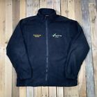 Dickies Fleece Jacket Full-Zip Black, Mens Large