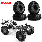 4PCS For 1:10 RC Axial SCX10 TRX4 Crawler Car 140mm 2.2" Rubber Wheel Tyre Tire