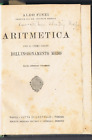 ARITMETICA di ALDO FINZI -  ED. PERRELLA  1922  # 5716