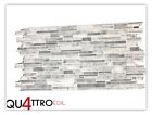 Pannello finta pietra SPECIALSTONE  Listello grigio in PVC 100x50cm Kit 1pz