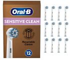 Oral-B Sensitive Clean Testine Spazzolino Elettrico Confezione da 12 pezzi Clear