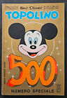 45) Topolino libretto n.  500 - 1965- ottimo++  NO bollino SI Cedola SI farfalla