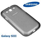 Guscio Silicone Originale Samsung Galaxy S3 SIII Trasparente/Nero Custodia Cover