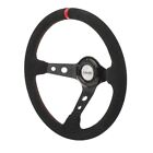 Volante sportivo a calice camoscio nero 350mm Simoni Racing Pitlane