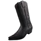 Sendra Boots Herren Cowboy Stiefel Schwarz 7942A-Salvaje Negro Straußenleder